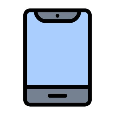 cep telefonu ikonu vektör illüstrasyonu