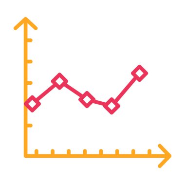 grafik ikonu vektör illüstrasyonu