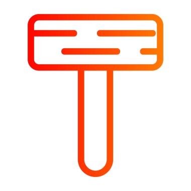 boya fırçası vuruş vektör simgesi