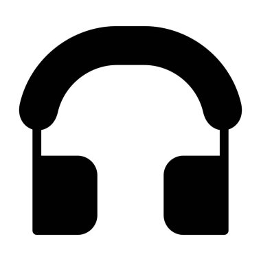 ses müzik simgesi vektör illüstrasyonu