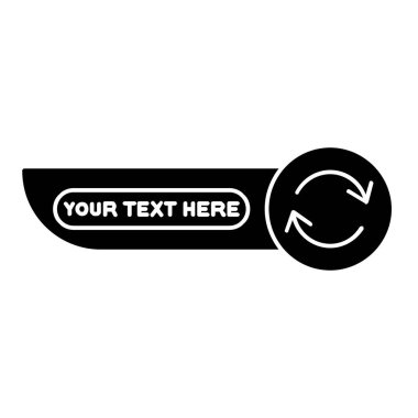 Siyah vektör simgesi beyaz arkaplanda izole edildi