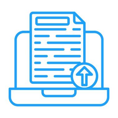 belge simgesi vektör illüstrasyonu