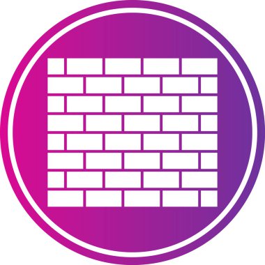 Tuğla duvar arkaplanının vektör çizimi