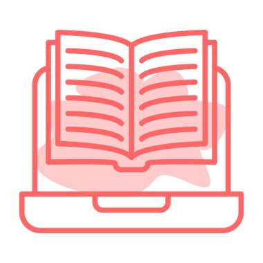 Kitap. Web simgesi basit tasarım