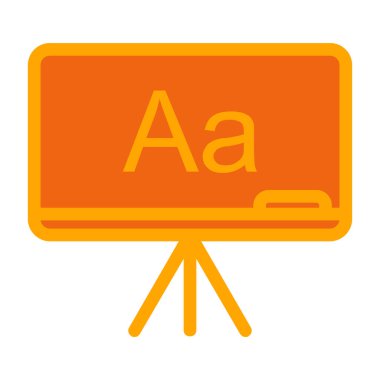 İzole edilmiş tek bir televizyon simgesinin vektör illüstrasyonu