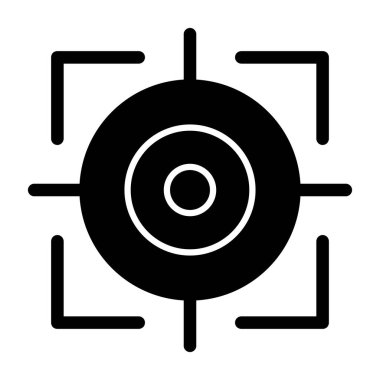 kamera simgesi vektör illüstrasyonu