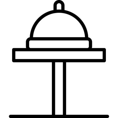 Restoran yemeği. Web simgesi