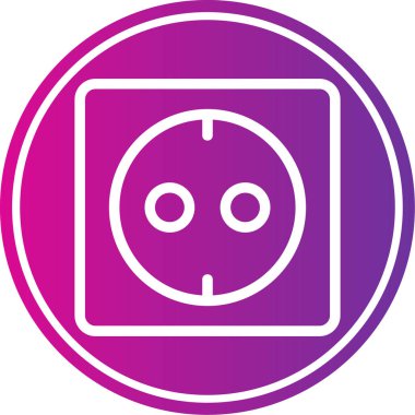 Kapsülü olan kişisel bilgisayarın vektör simgesi