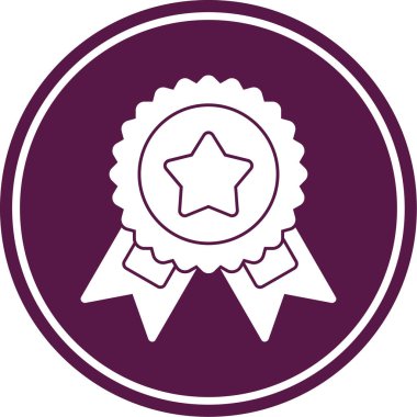 ödül simgesi modada izole edilmiş arkaplan