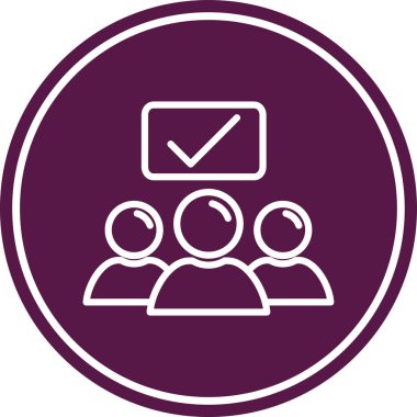 İnsan simgesinin vektör illüstrasyonu