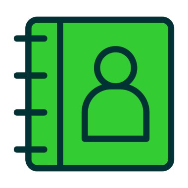 kimlik kartı vektör simgesi