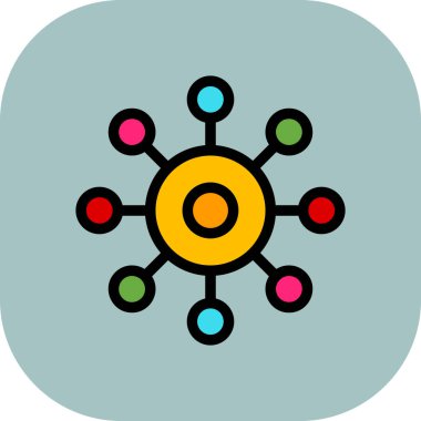 seo modern simgesinin vektör illüstrasyonu