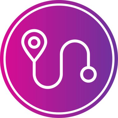 Modern simgenin vektör illüstrasyonu