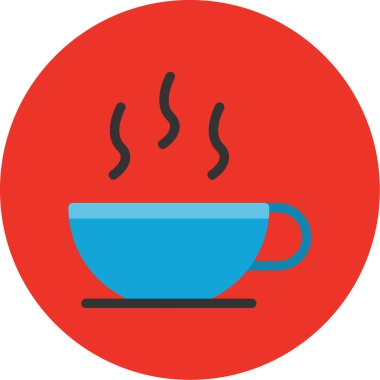 Bardak. Web simgesi basit tasarım