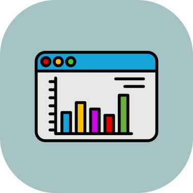 veri analiz vektörü simgesi