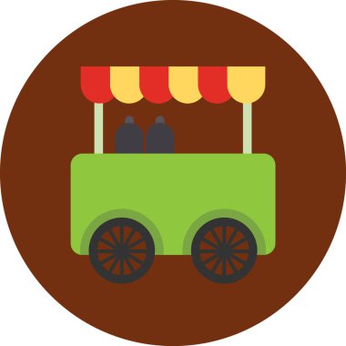 Gıda kamyon vektör çizim