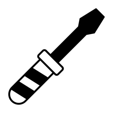 tornavida simgesi, basit vektör tasarımı