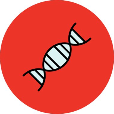 DNA simgesi vektör illüstrasyonu