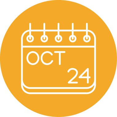 Takvim simgesinin vektör illüstrasyonu