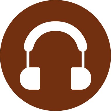 Kulaklık simgesi illüstrasyon tasarım