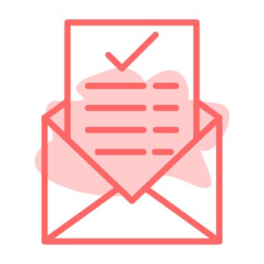 Bir harf simgesinin vektör illüstrasyonu