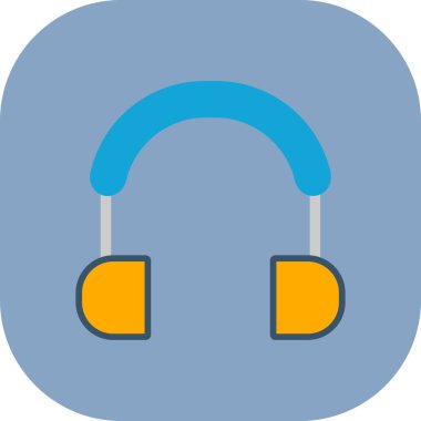 müzik kulaklığı vektör simgesi