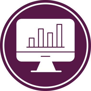 Dizüstü bilgisayar simgesinin vektör çizimi