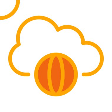 güneş simgesi ile bulut