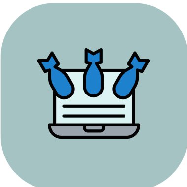 Taç simgesi, vektör illüstrasyonu