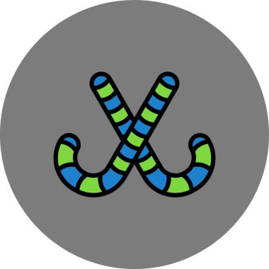 Şeker ikonu vektör illüstrasyonu