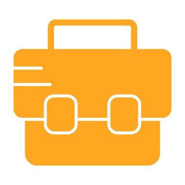 Evrak Çantası'nı simge, düz tasarım