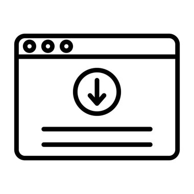 vektör ince çizgi simgesi indir