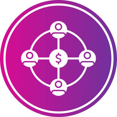 şebeke. Web simgesi basit illüstrasyon