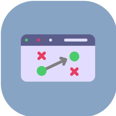 Web tasarım vektör çizgisi simgesi