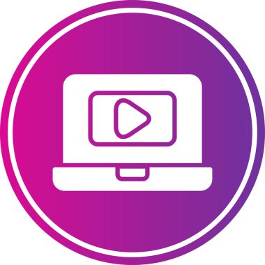 vektör lcd simgesi illüstrasyonu