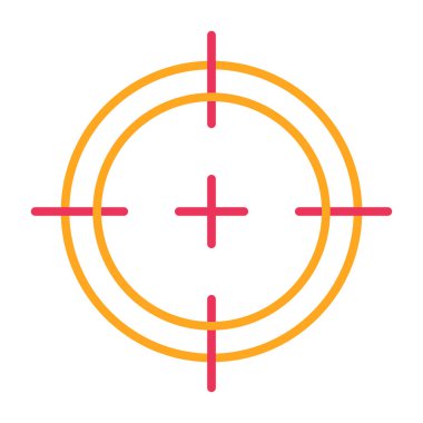 Hedef simgenin vektör illüstrasyonu