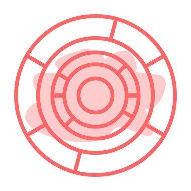 Modern simgenin vektör illüstrasyonu