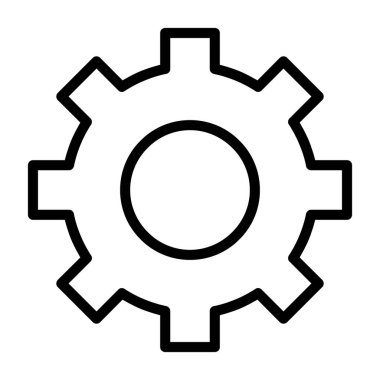 Vites simgesi vektör illüstrasyonu ayarlanıyor