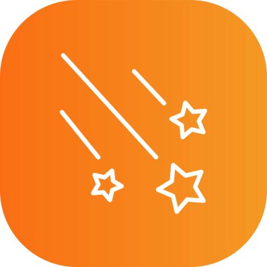 Yıldız simgesinin vektör illüstrasyonu