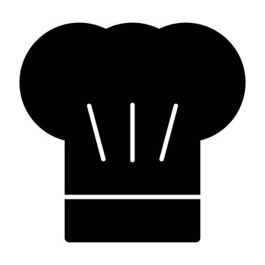Şef şapka sembol tasarımı