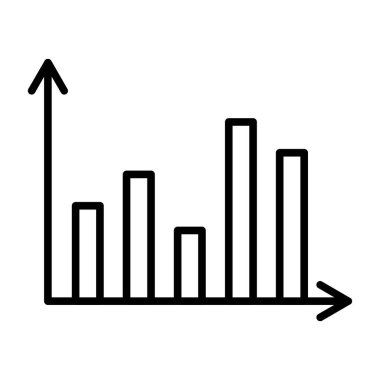 grafik vektörü ince çizgi simgesi