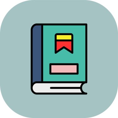 kitap simgesi, vektör illüstrasyon tasarımı