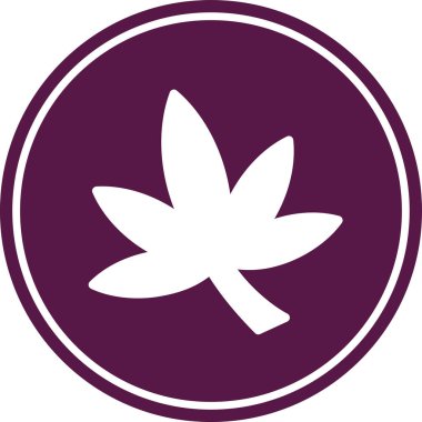 Yaprak modern simgesinin vektör illüstrasyonu