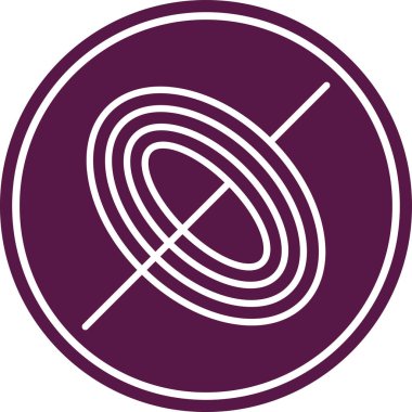 Modern bir simgenin vektör illüstrasyonu