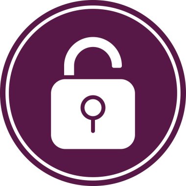 ikon vektör illüstrasyonunu kilitle.