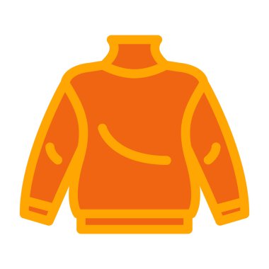 izole edilmiş ceket simgesi. Kışlık. vektör çizimi tasarımı