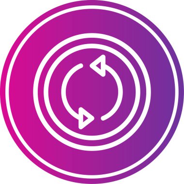 Modern bir simgenin vektör illüstrasyonu