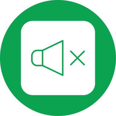 Hoparlör simgesinin vektör illüstrasyonu