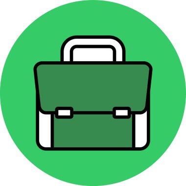 Evrak çantası ikonu. özet çizimi