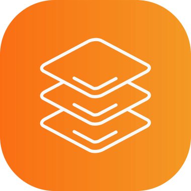 Tek bir izole simgenin vektör illüstrasyonu